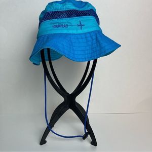 Toddler Youth L/XL Bucket Sun Hat With Chin Strap